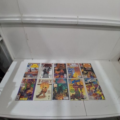 10 ASSTD MARVEL COMIC BOOKS - X-FORCE #71, #72, #73, #74, #75, #76, #77, #81, X-FORCE -1, ANNUAL #3 - VARIOUS AUTHORS image 2