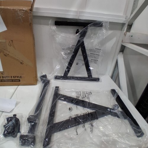 DONNER HEAVY DUTY Z STYLE PIANO KEYBOARD STAND - FOR 54 - 88 KEY KEYBOARDS - BLACK image 2