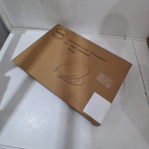 GARVEE ELONGATED SOFT CLOSE EASY CLEAN PLASTIC TOILET SEAT - 19" - WHITE - (MODEL: PHO_11GXK800) image 4