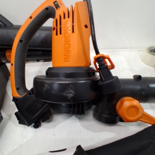 WORX TRIVAC 3-IN-ONE BLOWER/MULCHER/VACUUM WITH METAL IMPELLER AND COLLECTION BAG - 12AMP - 120V (MODEL: WG509) image 3