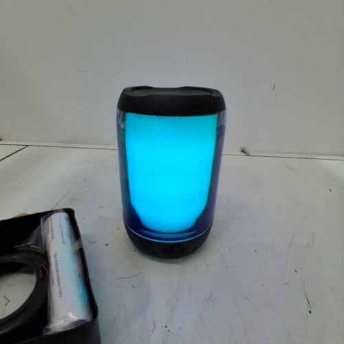 IHOME RGB WATERPROOF PORTABLE BLUETOOTH SPEAKER - BLACK (MODEL: IBT800) image 2