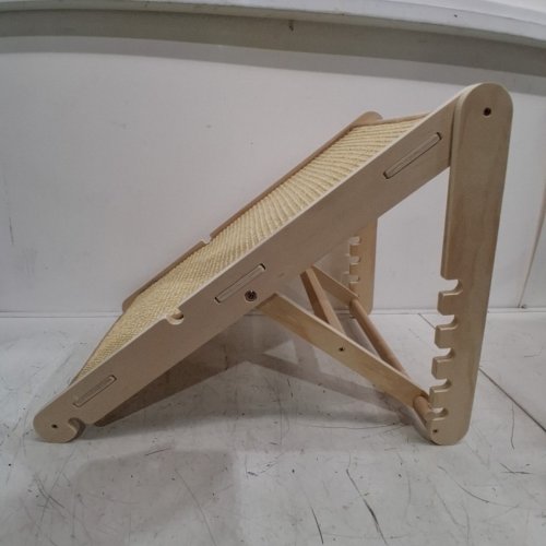 XIAZ CAT SCRATCHER BOARD WITH 5 ADJUSTABLE HEIGHTS - 23" - BEIGE image 3