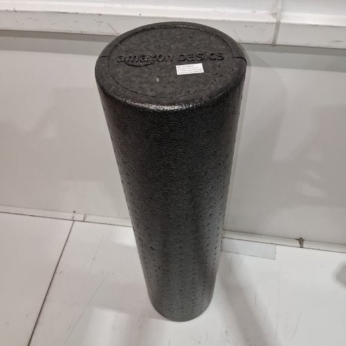 AMAZON BASICS HIGH-DENSITY ROUND FOAM ROLLER FOR YOGA & EXERCISE - 24" - BLACK image 2