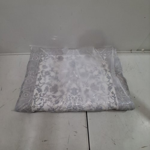 WASHLUXE PLUSH MEMORY FOAM BATHMAT - 24" X 36" - GREY/WHITE (MODEL: 1901584) image 4