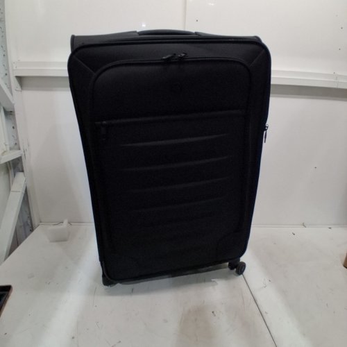 2PC SWISS GEAR THE OPULENCE SOFTSHELL LUGGAGE SPINNER SET - 21"/31" - BLACK (MODEL: 1945032) image 2