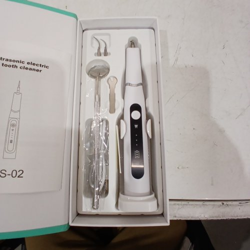 ULTRASONIC ELECTRIC TOOTH CLEANER - WHITE (MODEL: HS-02) image 3