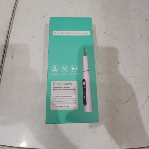 ULTRASONIC ELECTRIC TOOTH CLEANER - WHITE (MODEL: HS-02) image 4