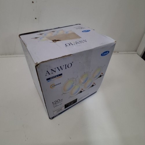 5PK ANWIO LED RECESSED LIGHT - 6" - 120 V - 10W - 1000 LM - WHITE (MODEL: AN-DLB11-D610T-1000 120) image 4
