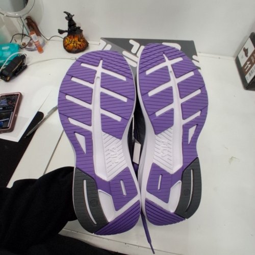 WOMEN'S FILA SUSPENCE ENERGIZED RUNNING SHOES - SIZE 8 - GREY, PURPLE (MODEL: 5667008) image 3