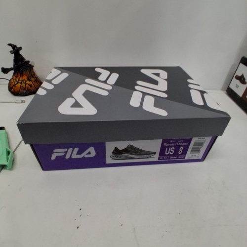 WOMEN'S FILA SUSPENCE ENERGIZED RUNNING SHOES - SIZE 8 - GREY, PURPLE (MODEL: 5667008) image 4