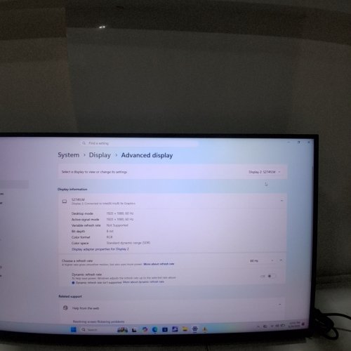 KOORUI 27" 4K MINILED GAMING MONITOR WITH ONE-CLICK DUAL-MODE, HDR1400, 98% DCI-P3 - 1MS - 90W TYPE-C - 160HZ/320HZ - BLACK (MODEL: MG27K33U / S2741LM) image 2