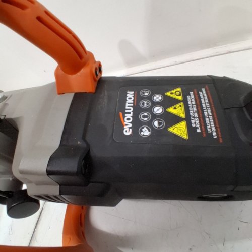 EVOLUTION CORDED 10" CONCRETE SAW - 15AMP - ORANGE/BLACK (MODEL: R255 ) image 3