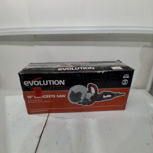 EVOLUTION CORDED 10" CONCRETE SAW - 15AMP - ORANGE/BLACK (MODEL: R255 ) image 5