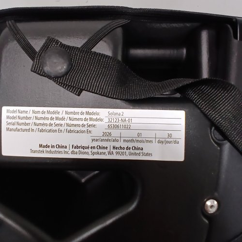 2PK DIONO SOLANA NO LATCH BACKLESS BOOSTER CAR SEAT SET WITH CUPHOLDERS AND REMOVABLE WASHABLE COVERS - FOR KIDS 40-120LBS - BLACK (MODEL: 32123-NA-01) image 2