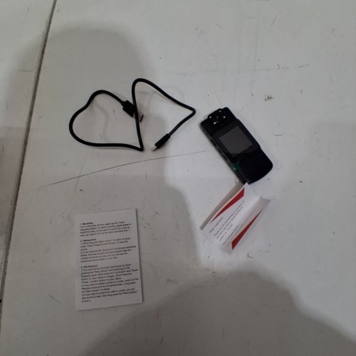 PORTABLE MINI BODY CAMERA WITH A ROTATING LENS - BLACK image 3