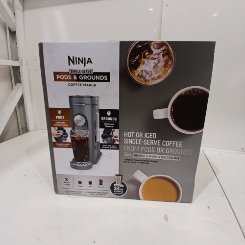 NINJA PODS & GROUNDS SINGLE SERVE COFFEE MAKER (MODEL: PB040CGY) image 6