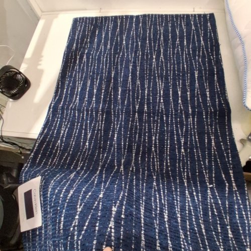 CALVIN KLEIN ACCENT RUG WITH NON SLIP - 30" X 45" - NAVY BLUE (MODEL: 1840379) image 3