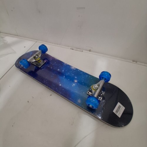 CLYCTIP COMPLETE CRUISER PRO BEGINNER SKATEBOARD - 31" X 8" - BLUESKY/GALAXY image 2