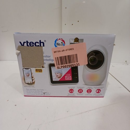 VTECH SMART WIFI REMOTE ACCESS VIDEO BABY MONITOR WITH SUPER-SLIM DISPLAY - 2.8” - 1080P-WHITE (MODEL: VIPRB-RM2751) image 5