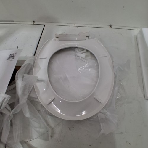 GARVEETECH ELONGATED ROUND TOILET SEAT - OSFM - WHITE (MODEL:7PVWP) image 2