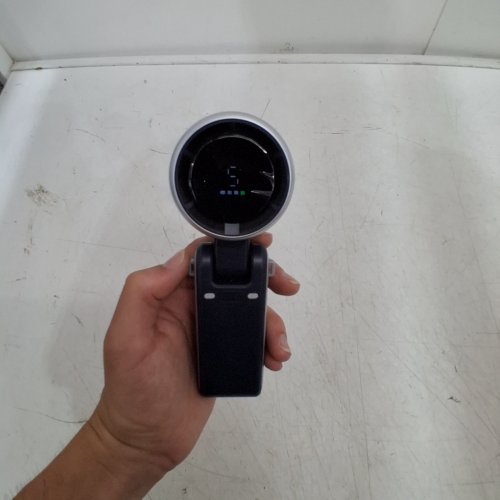 MINI FOLDABLE PORTABLE RECHARGEABLE ITURBO HANDHELD FAN - 6" - BLACK image 2