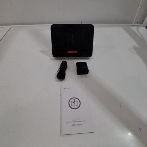 SWANSCOUT DUAL PHONE WIRELESS CHARGING STATION - 20W MAX - BLACK image 4