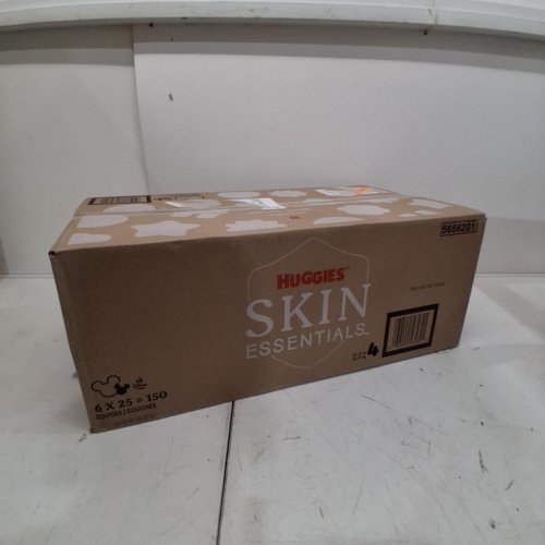 150PK HUGGIES SKIN ESSENTIALS DERMATOLOGIST APPROVED DIAPERS - SIZE 4 (22-37LBS) - DISNEY BABY (MODEL: 56562) image 4