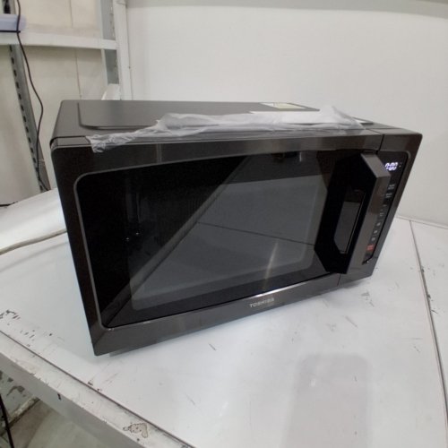 TOSHIBA COMPACT DIGITAL MICROWAVE OVEN WITH 11 POWER LEVELS AND SOUND OFF MODE - 900W - 0.9CU.FT - STAINLESSS STEEL (MODEL: ML-EM25P(BS)) image 3