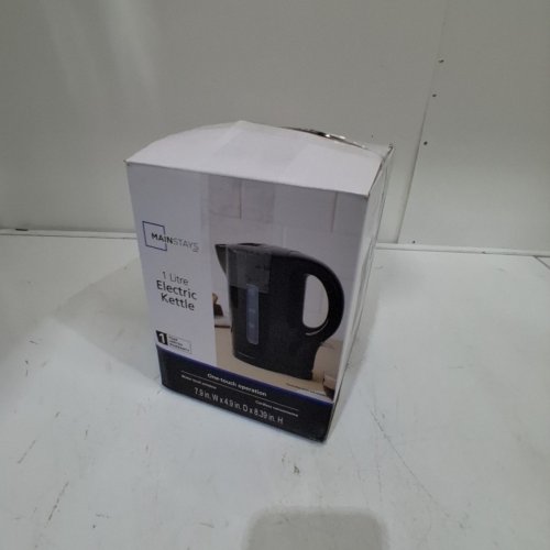 MAINSTAYS PLASTIC ELECTRIC COUNTERTOP KETTLE - 1L - BLACK - (MODEL: WJK836) image 4