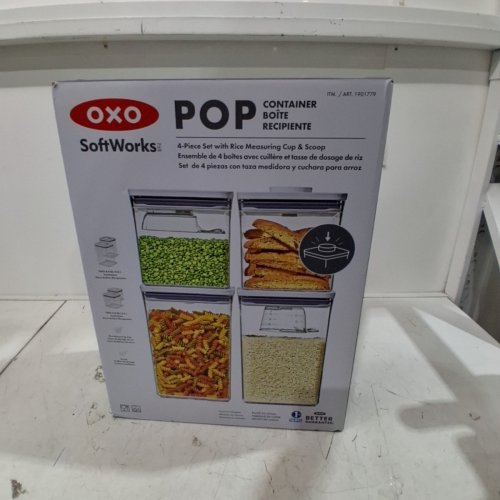 4PC OXO POP FOOD STORAGE CONTAINER SET (MODEL: 1901779) image 2