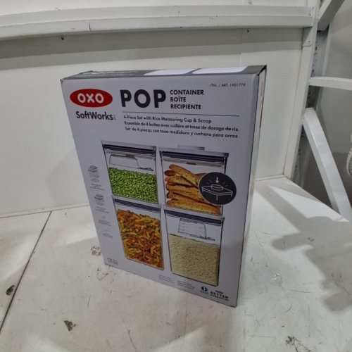4PC OXO POP FOOD STORAGE CONTAINER SET (MODEL: 1901779) image 4