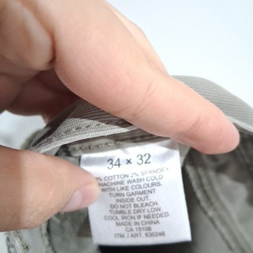 MEN'S KIRKLAND BUTTON UP PANTS - 34W X 32L - TAUPE (STYLE: 630246) image 3