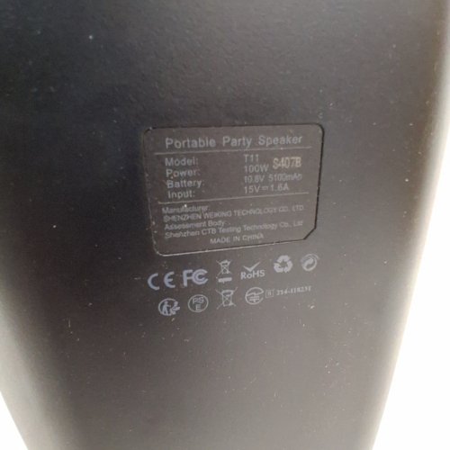 W-KING WATERPROOF PORTABLE BLUETOOTH LOUD SPEAKER WITH DEEP BASS - BLACK (MODEL: T11) image 5