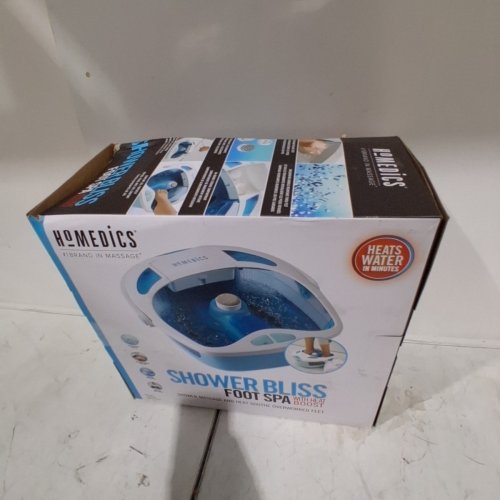 HOMEDICS SHOWER BLISS FOOT SPA - BLUE AND WHITE (MODEL:CP-FB625HB) image 5