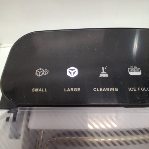 EUHOMY SELF-CLEANING BULLET COUNTERTOP PORTABLE ICE MAKER - MAKES 27LB PER DAY - BLACK (MODEL: IMB1008CA-UL) image 3