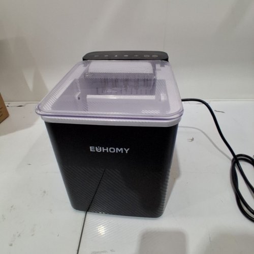 EUHOMY SELF-CLEANING BULLET COUNTERTOP PORTABLE ICE MAKER - MAKES 27LB PER DAY - BLACK (MODEL: IMB1008CA-UL) image 4