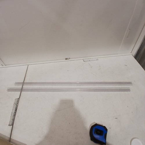 2PK BATHROOM SHOWER GLASS DOOR BOTTOM SEAL STRIP - 32" - CLEAR image 2