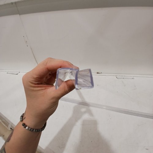 2PK BATHROOM SHOWER GLASS DOOR BOTTOM SEAL STRIP - 32" - CLEAR image 5