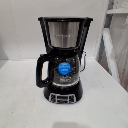 HAMILTON BEACH PROGRAMMABLE COFFEE MAKER - 12CUP - BLACK (MODEL: 49630JC) image 3