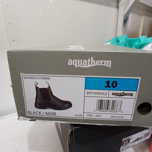 WOMEN'S AQUATHERM BRYANNA2 BOOTS - SIZE 10 - BLACK (STYLE: BRYANNA2) image 2