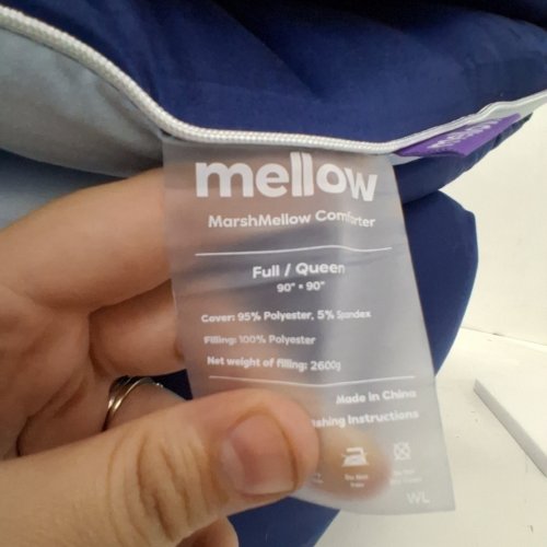 MELLOW TEMPERATURE CONTROL COMFORTER - 90" X 90" - FULL/QUEEN - TWILIGHT image 2