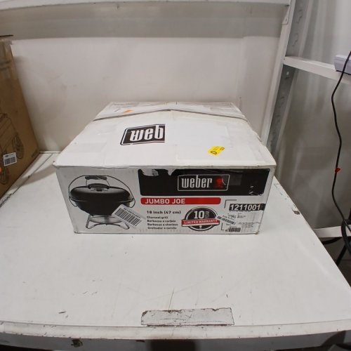 WEBER JUMBO JOE 18" PORTABLE CHARCOAL GRILL - BLACK (MODEL: 1211001) image 6