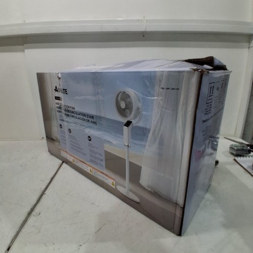 AIRMATE 2-IN-1 TABLE & STAND AIR CIRCULATION FAN WITH REMOTE - 32 ADJUSTABLE WIND SPEEDS - WHITE (MODEL: FA20-RD239) image 5