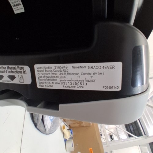 GRACO 4EVER 4-IN-1 CAR SEAT WITH RAPID REMOVE COVER - LOFTON STYLE (MODEL: 2165949) image 2