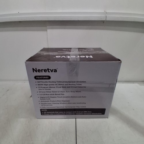 NERETVA ELECTRIC BREADMAKER WITH AUTO NUT DISPENSER - 3.3LBS - STAINLESS STEEL (MODEL:PE9806U) image 8
