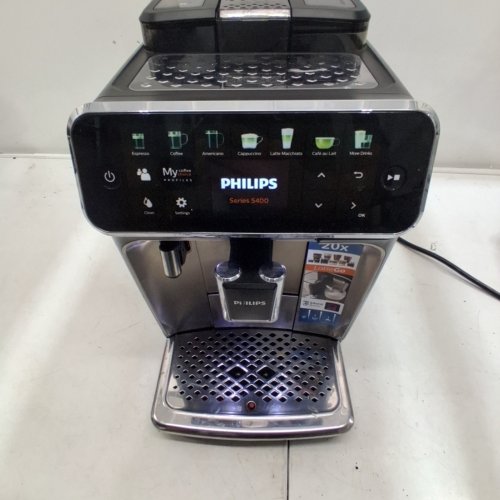 PHILIPS LATTEGO 5500 SERIES FULLY AUTOMATIC ESPRESSO MACHINE WITH BUILT-IN GRINDER - GREY CHROME (MODEL: EP5544/90) image 3