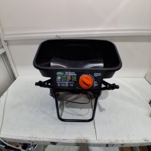 SCOTTS TURF BUILDER PRO EDGEGUARD BROADCAST SPREADER - BLACK (MODEL: 75150) image 2
