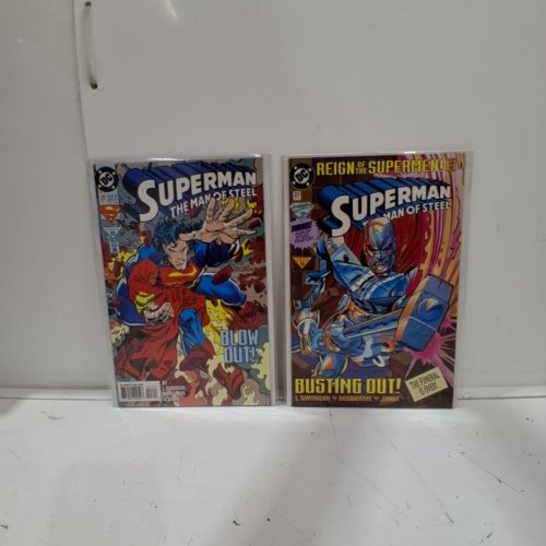 4 asstd DC SUPERMAN COMIC BOOKS - SUPERMAN IN ACTION COMICS #687, 688, SUPERMAN MAN OF STEEL #22, #27 - VARIOUS AUTHORS image 4