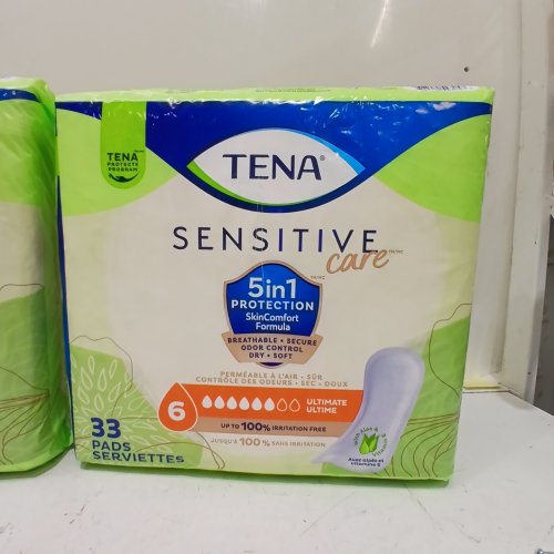 66PK TENA SENSITIVE CARE INCONTINENCE PADS - ULTIMATE 6 image 2