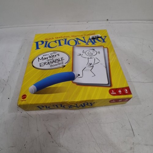 MATTEL GAMES PICTIONARY WITH DRY ERASE BOARDS - AGES 8+ image 6